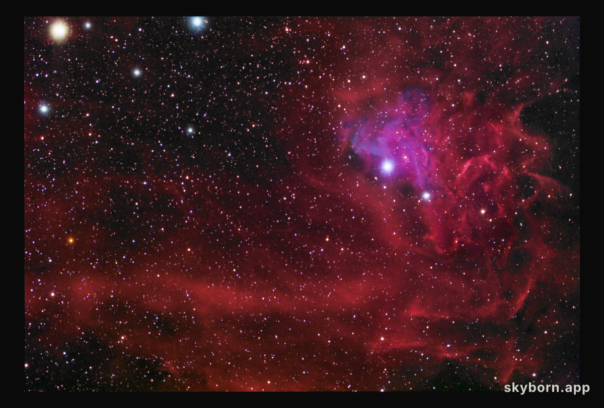 IC 405: The Flaming Star Nebula