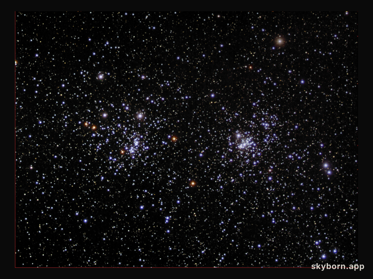 NGC 869 & NGC 884: A Double Open Cluster