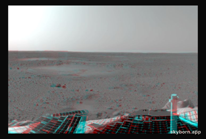 Spirit's 3D View Toward Sleepy Hollow