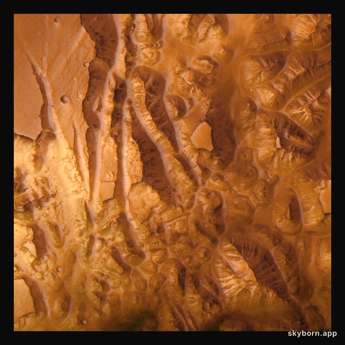 Valles Marineris from Mars Express