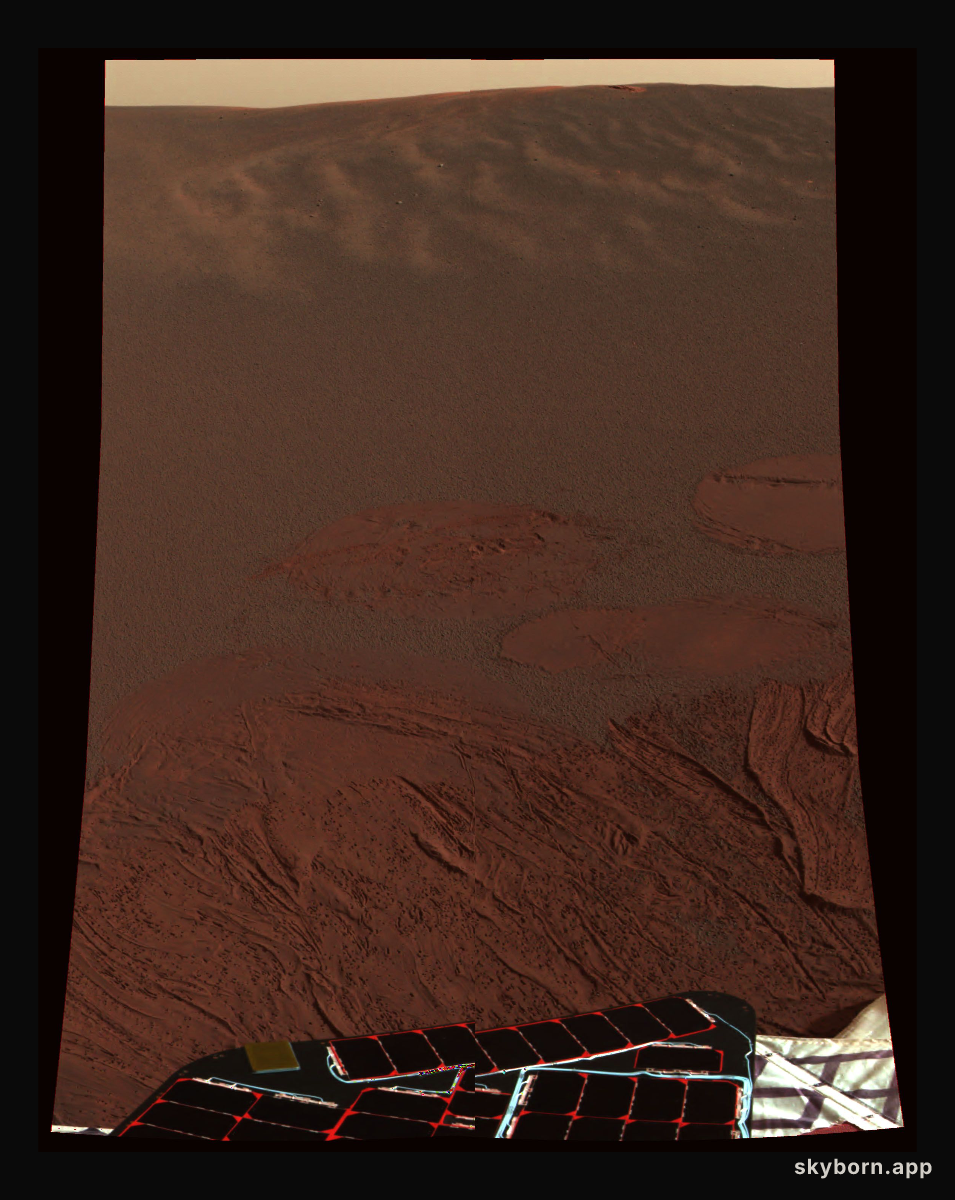 A Landing at Meridiani Planum