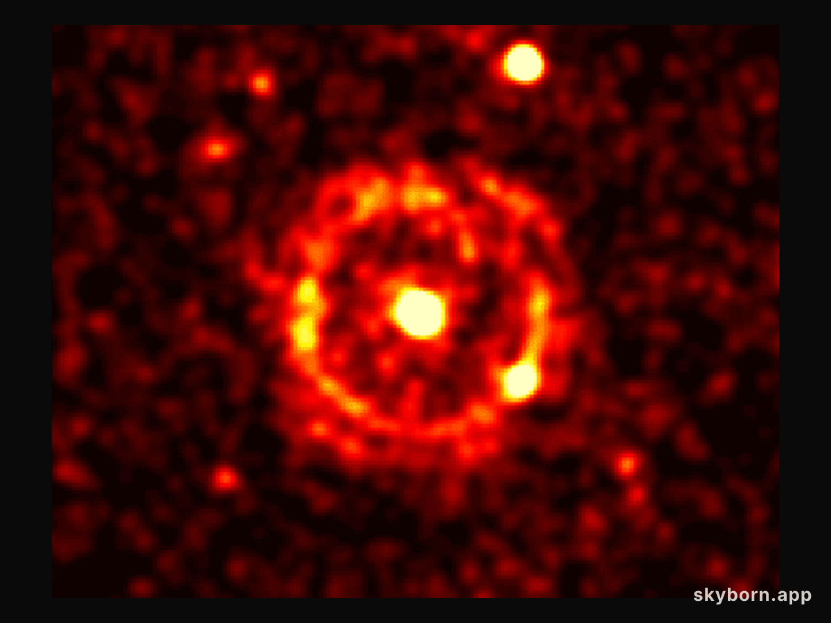 X-Ray Rings Expand from a Gamma Ray Burst