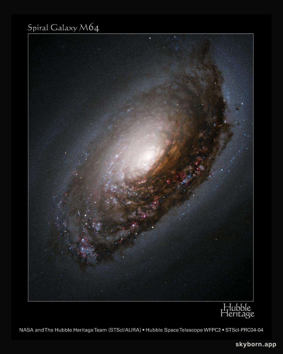 M64: The Sleeping Beauty Galaxy