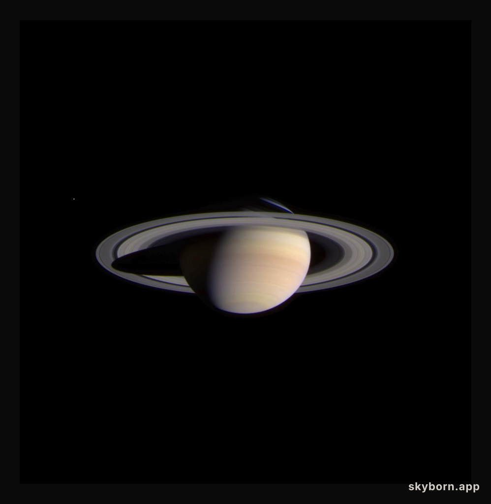 Cassini Closes in on Saturn