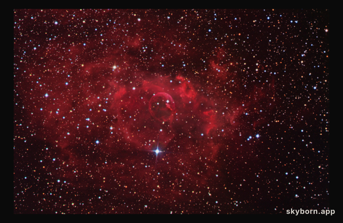 Stars and the Bubble Nebula