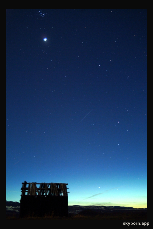 Mercury and Venus in the West