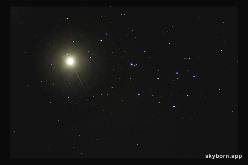 Venus and the Pleiades