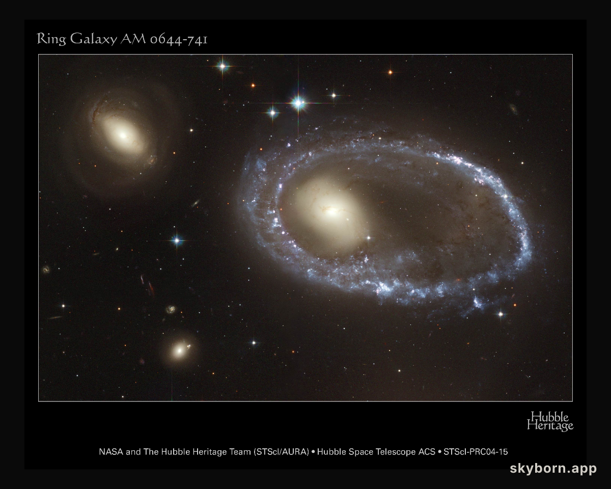 Ring Galaxy AM 0644-741 from Hubble