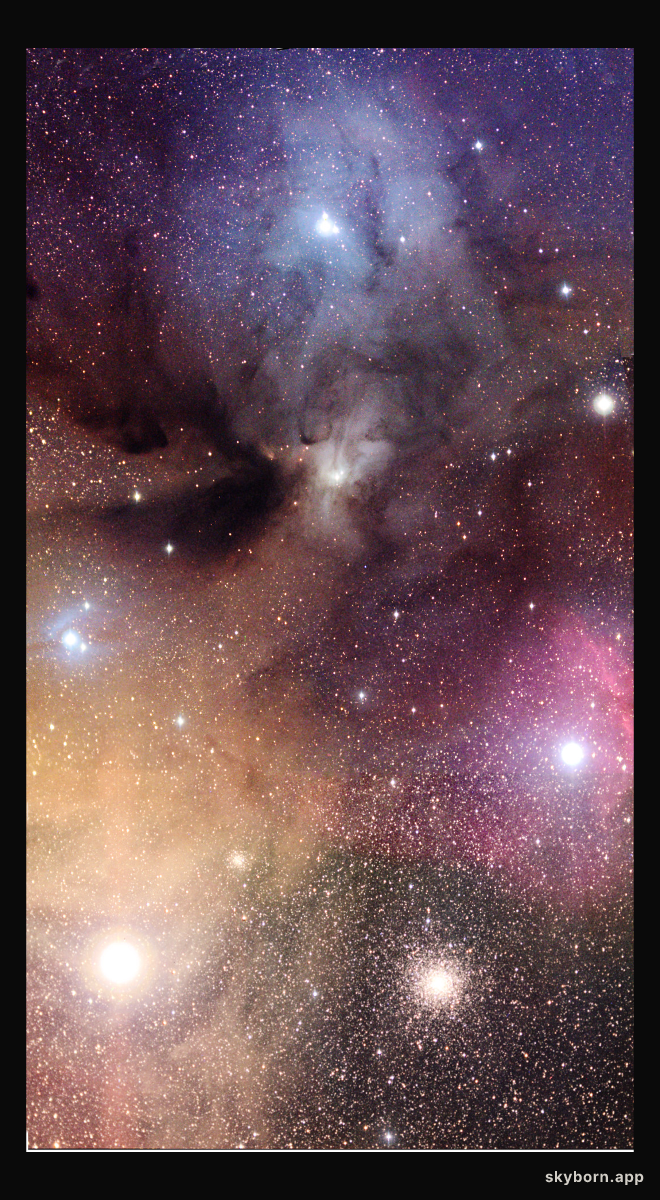 The Colorful Clouds of Rho Ophiuchi