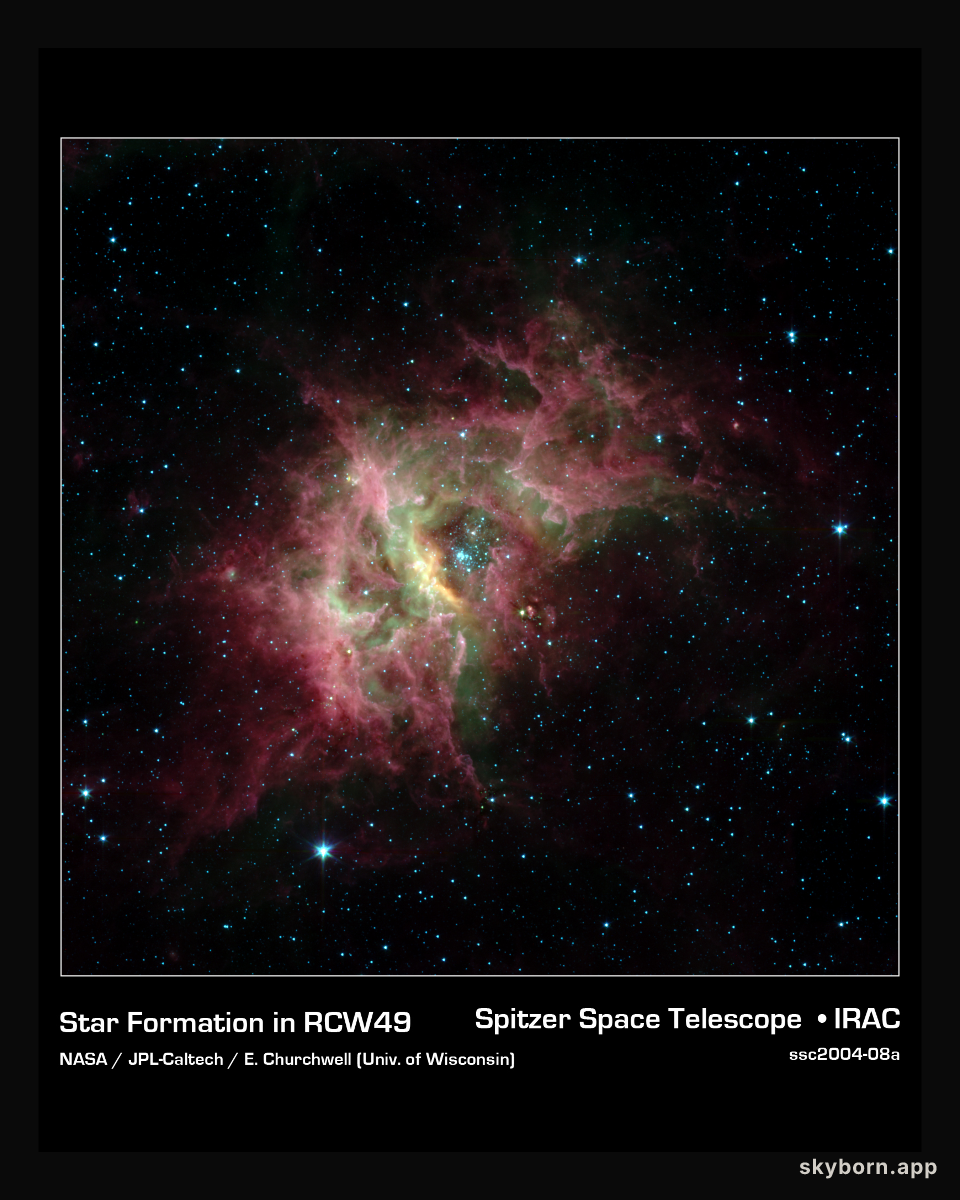 Cosmic Construction Zone RCW 49