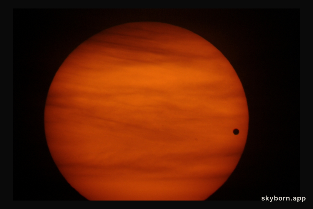 Venus Transit at Sunrise