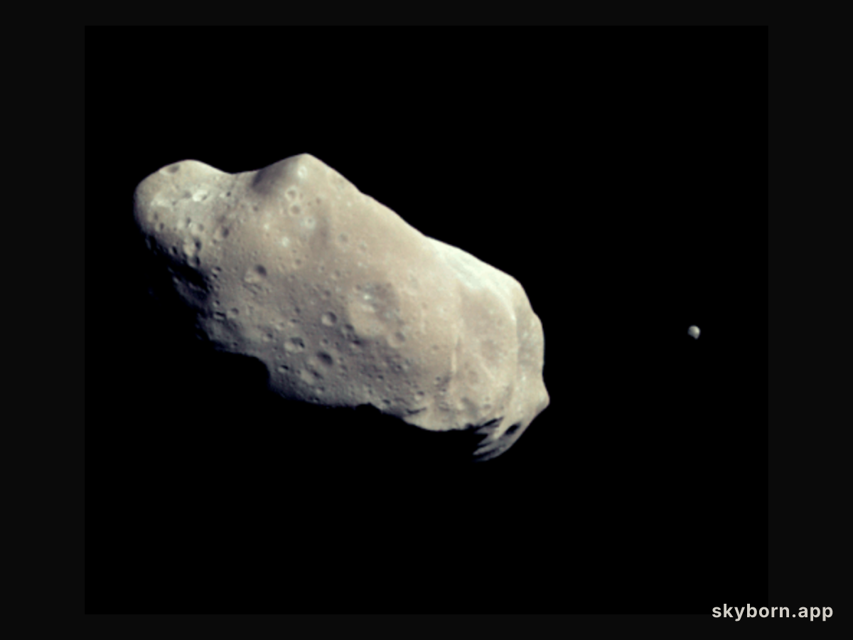 Ida and Dactyl: Asteroid and Moon