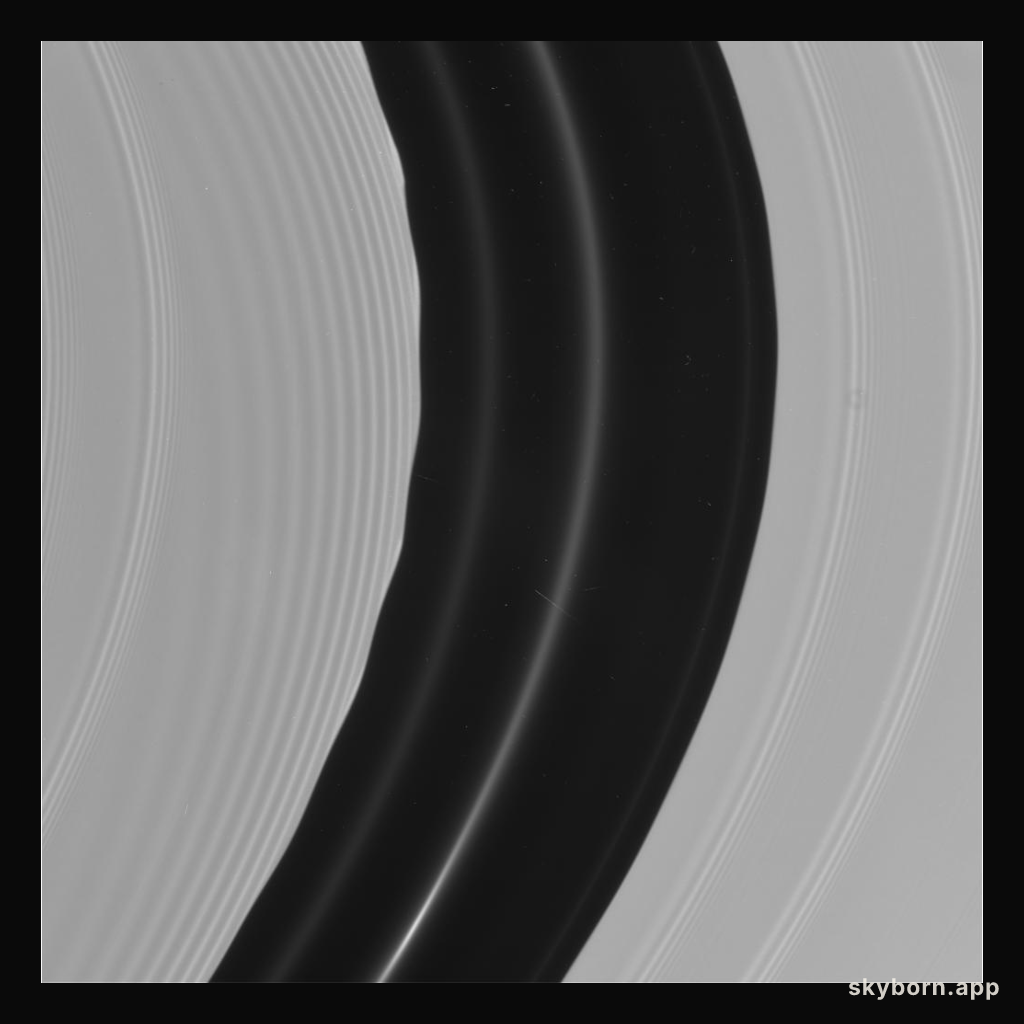 The Encke Gap: A Moon Goes Here
