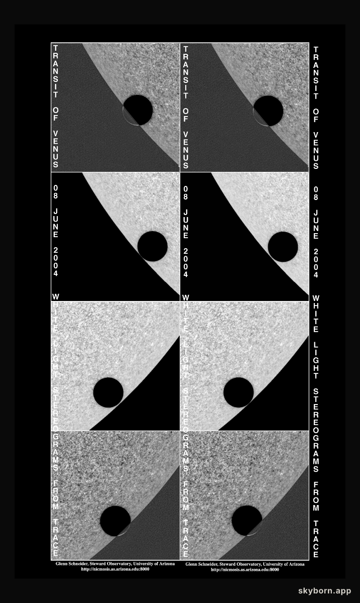 Transit of Venus Stereogram