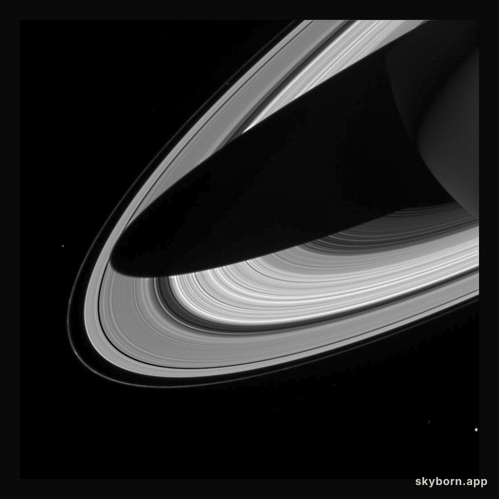 A Shadow on the Rings of Saturn