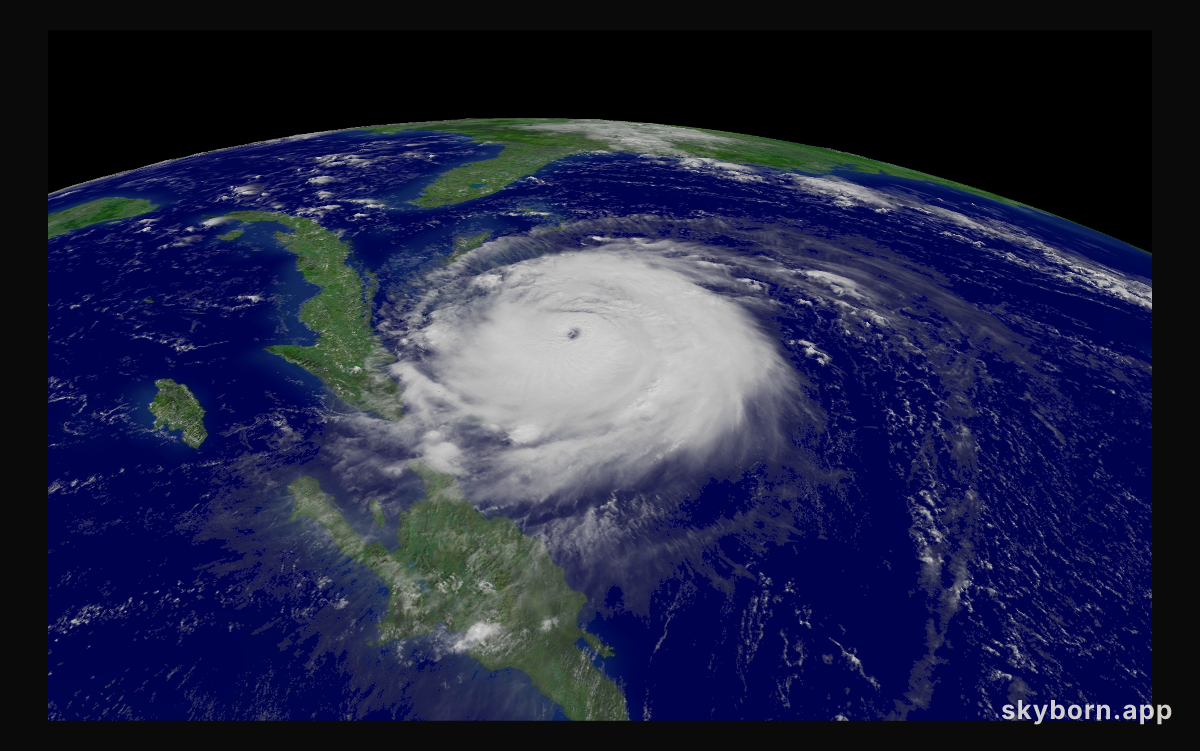 Hurricane Frances Approaches Florida