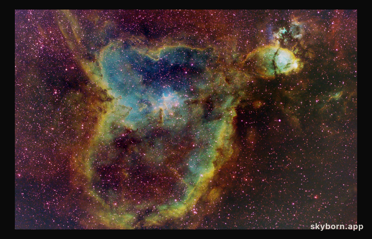 IC 1805: Light from the Heart
