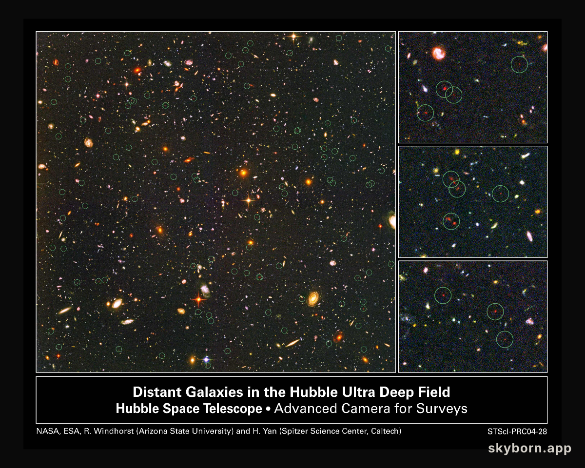 HUDF: Dawn of the Galaxies
