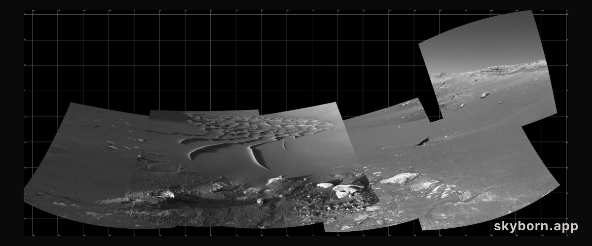 Mosaic of Endurance Crater on Mars