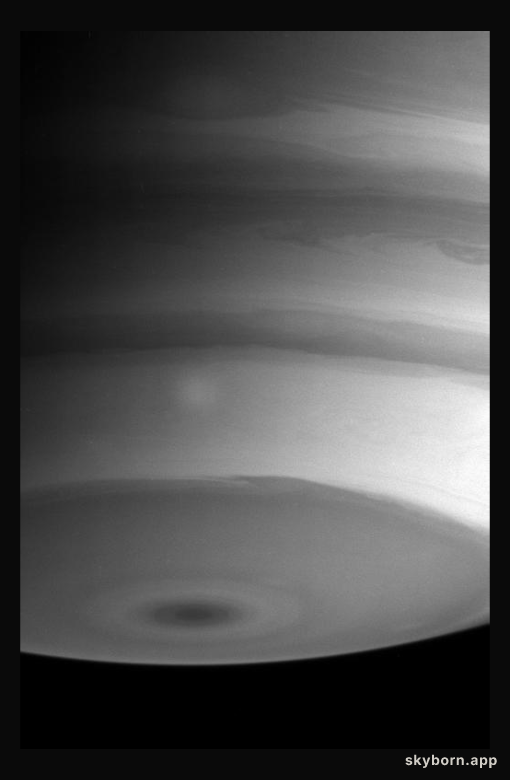 Southern Saturn from Cassini