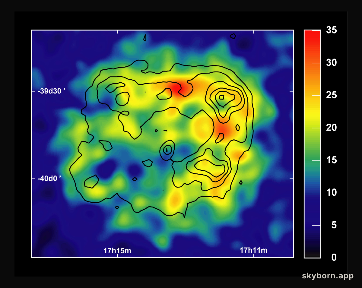 Supernova Remnant Imaged in Gamma Rays
