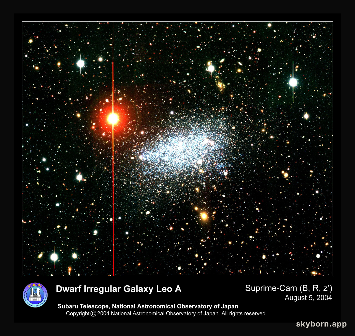 Leo A: Nearby Dwarf Irregular Galaxy