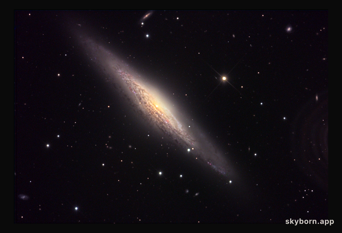 NGC 2683: Spiral Edge-On
