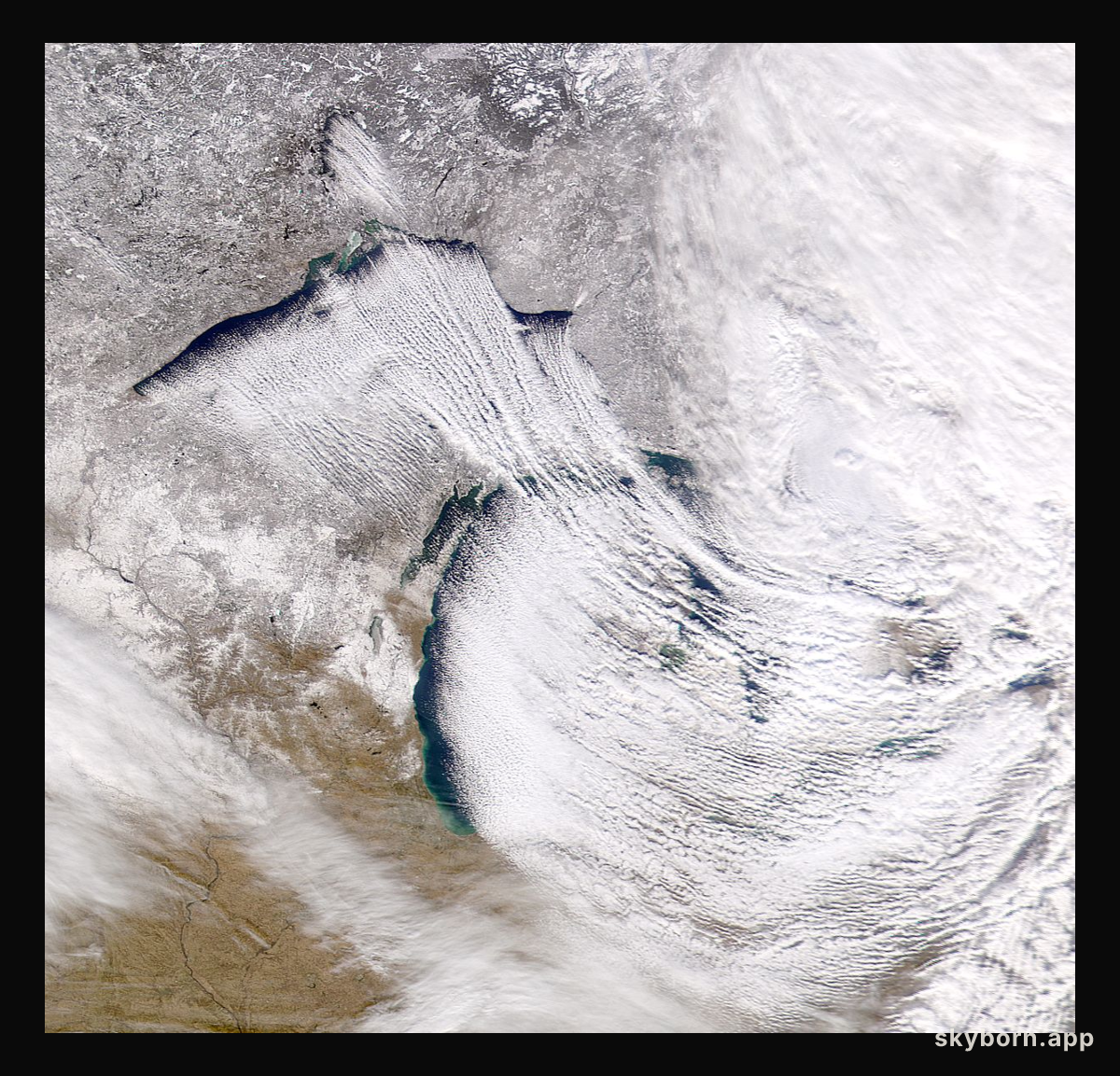 Lake Effect Snow on Earth