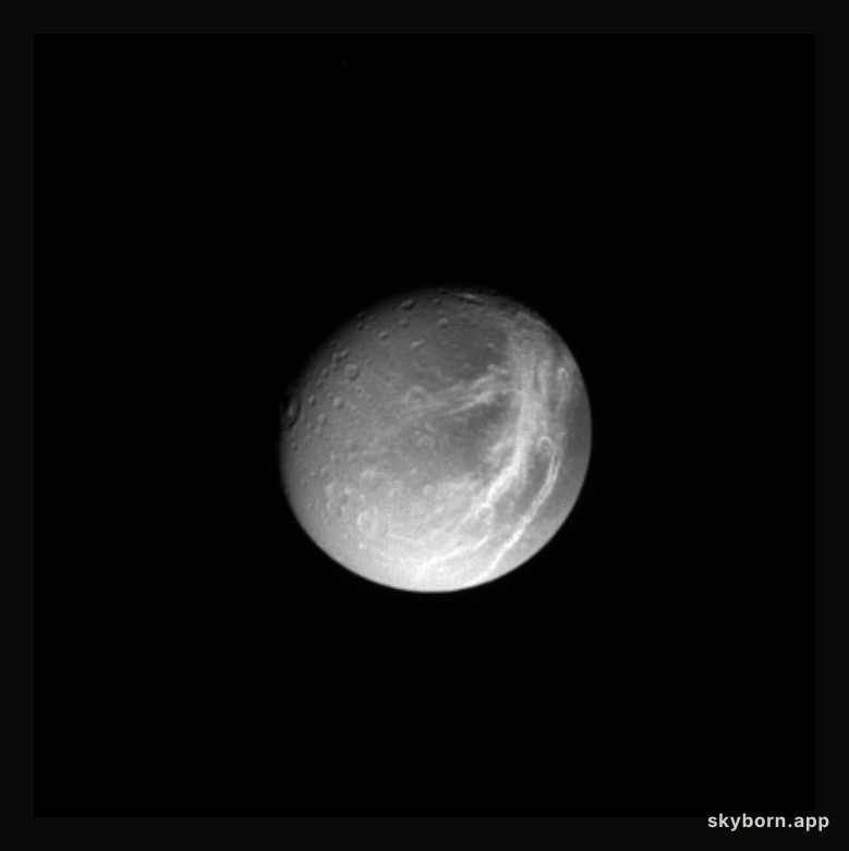 Saturn's Moon Dione from Cassini