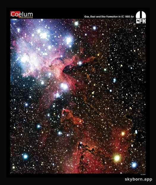 In the Center of the Heart Nebula