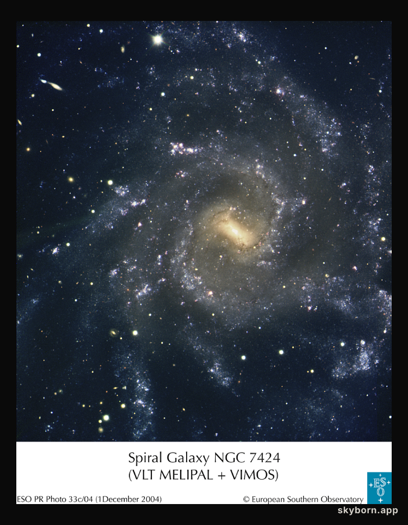 The Arms of NGC 7424