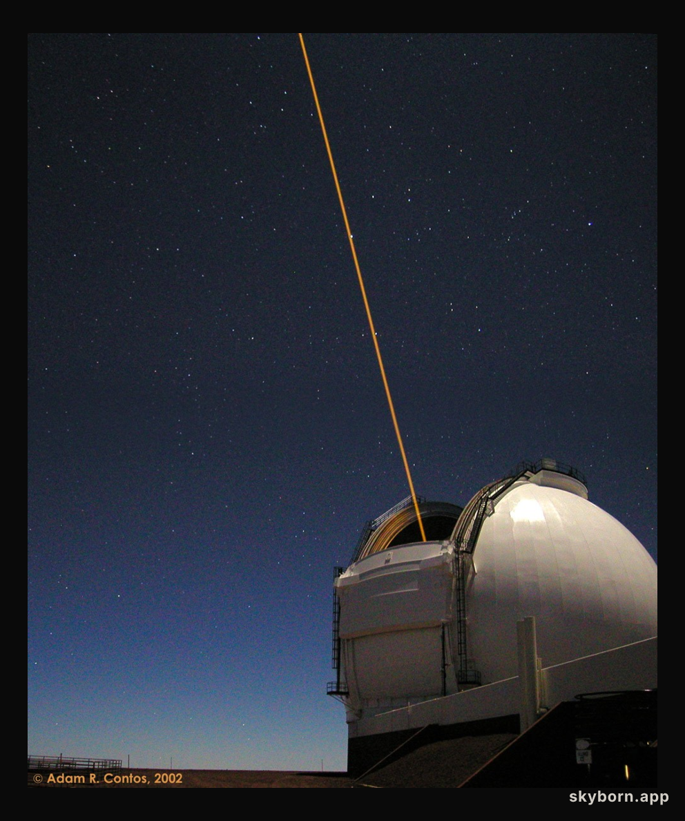 A Telescope Laser Creates an Artificial Star