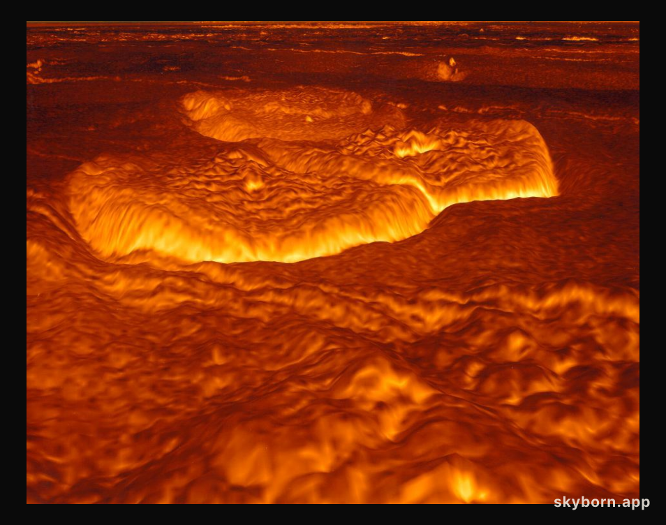 Venus' Once Molten Surface