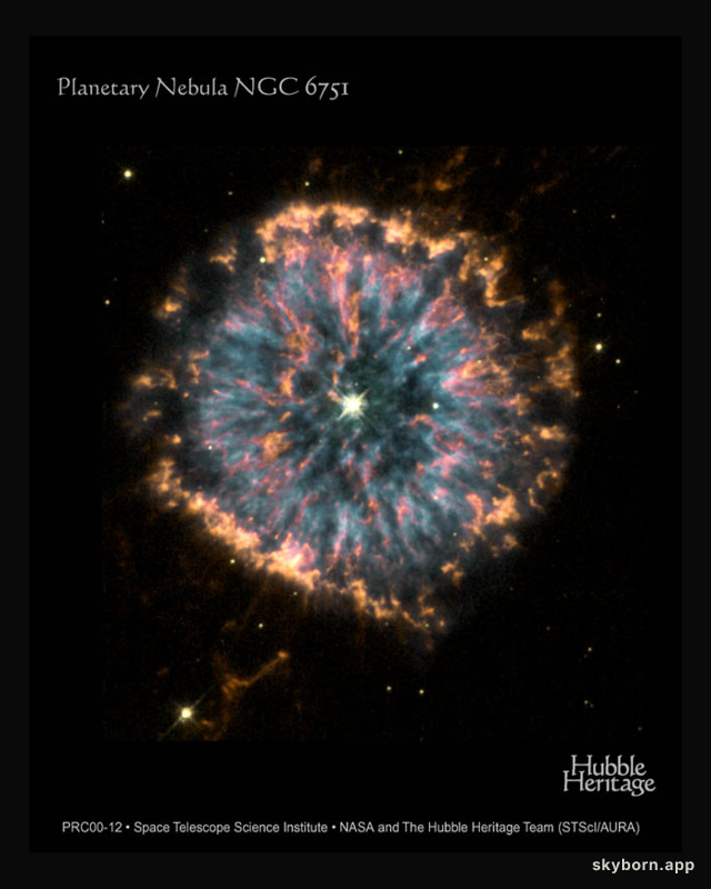 Celebrating Hubble With NGC 6751