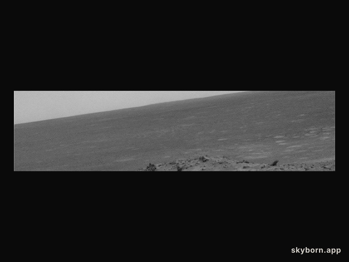 A Martian Dust Devil Passes
