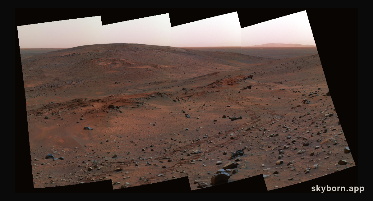 Methusaleh Outcrop on Mars