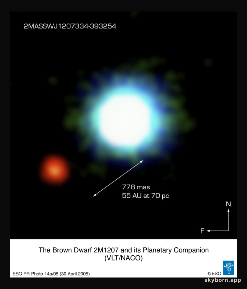 The First Image of an Extra Solar Planet