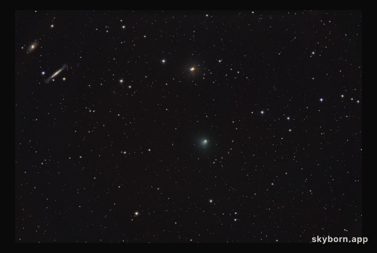 Stars, Galaxies, and Comet Tempel 1