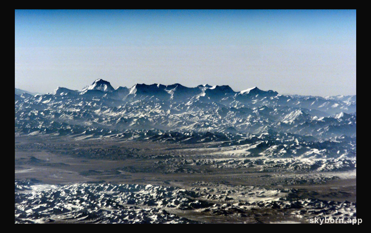Himalayan Horizon From Space