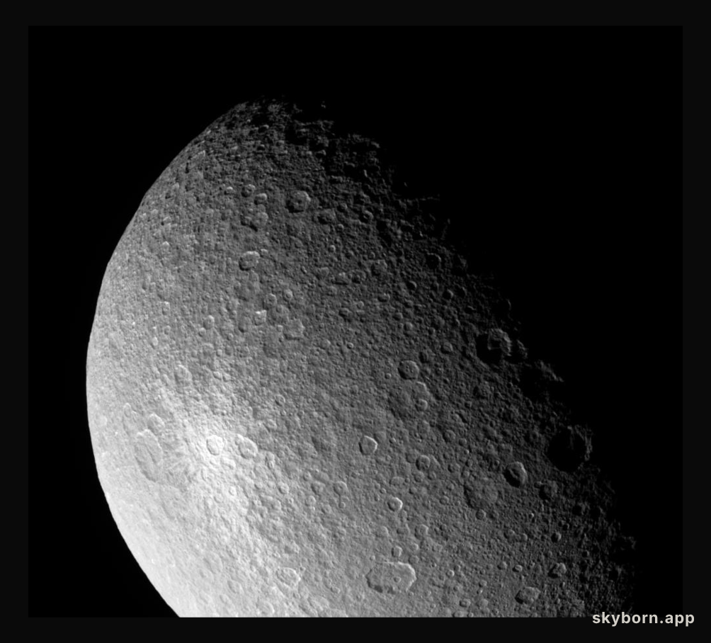 A Great White Spot on Rhea