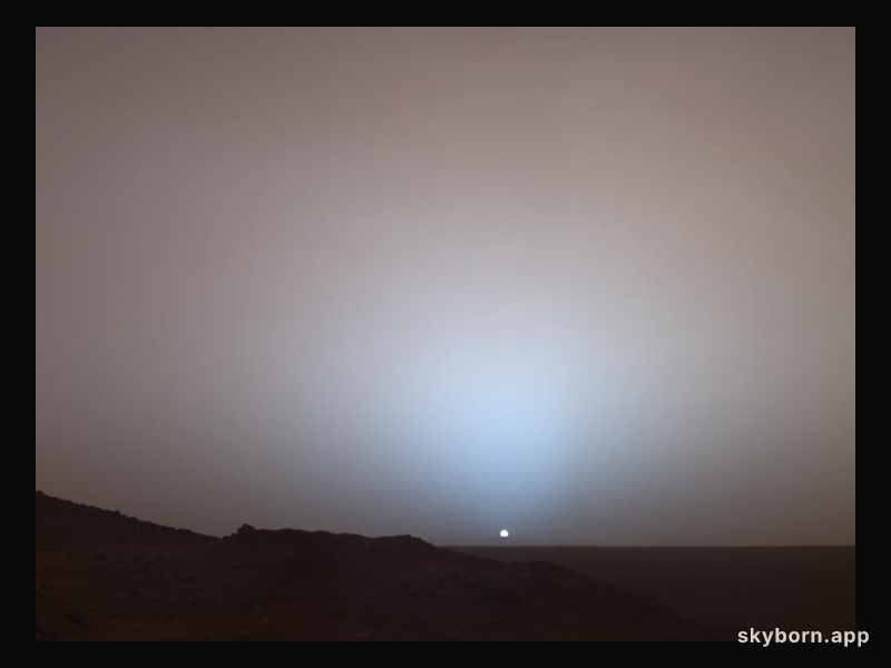 Sunset Over Gusev Crater