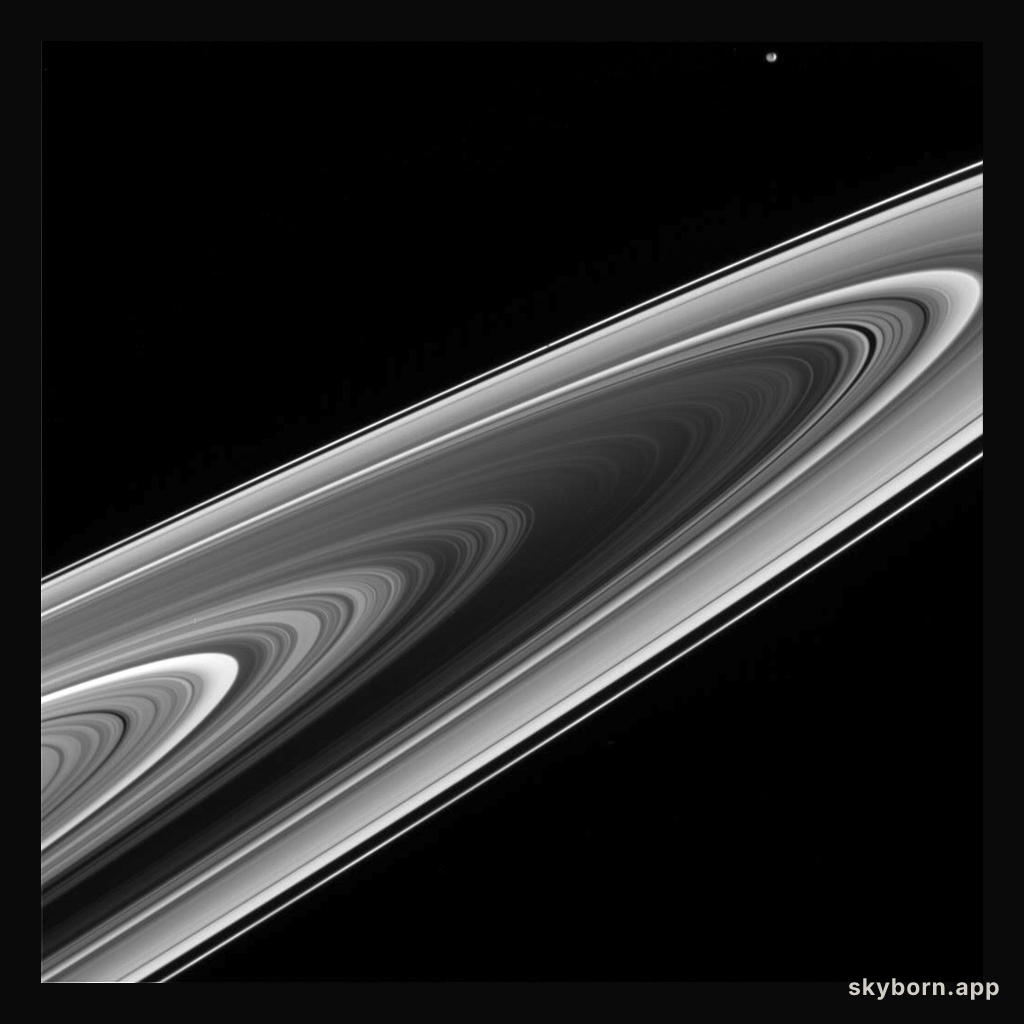 Saturn's Rings from the Other Side