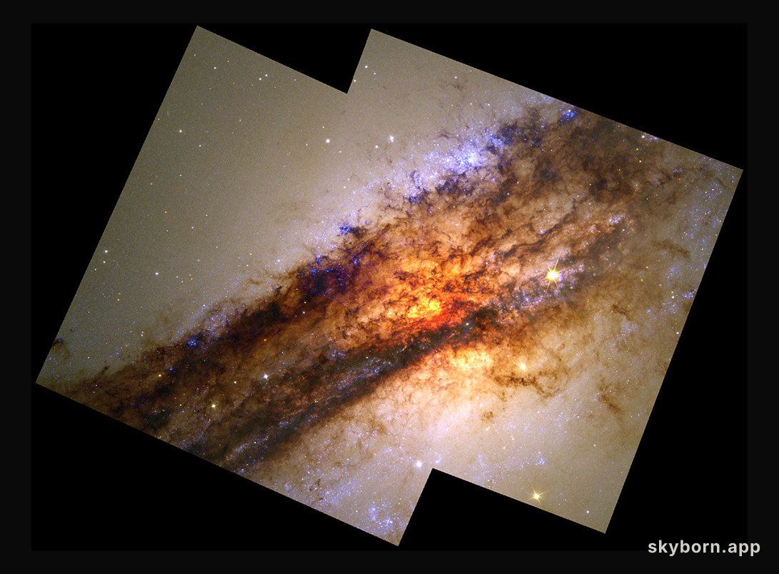 The Center of Centaurus A