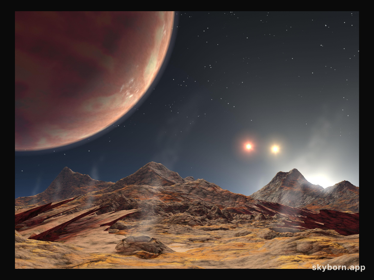 HD 188753: Triple Sunset