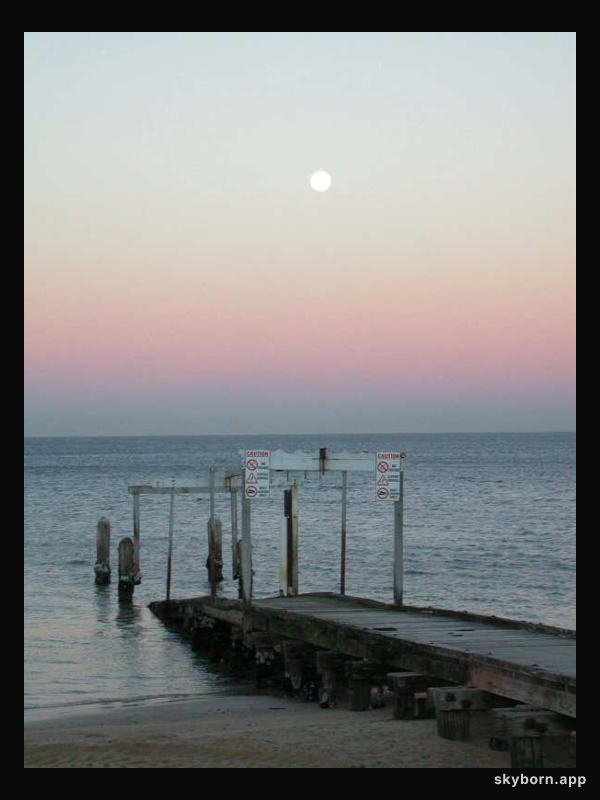 The Belt of Venus over Elwood Beach