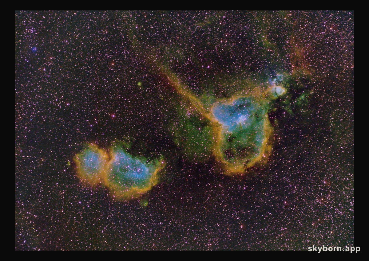 The Heart and Soul Nebulas