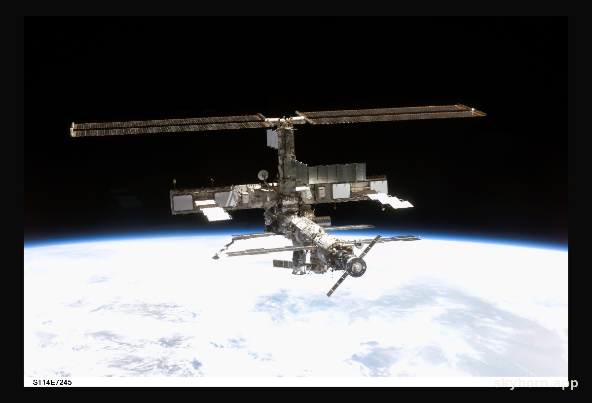 The International Space Station from Orbit