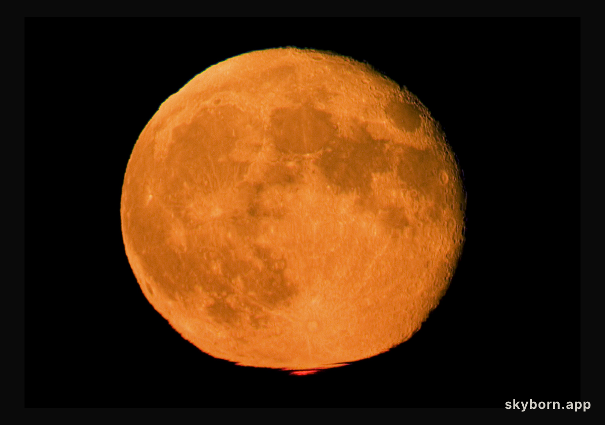 Orange Moon, Red Flash