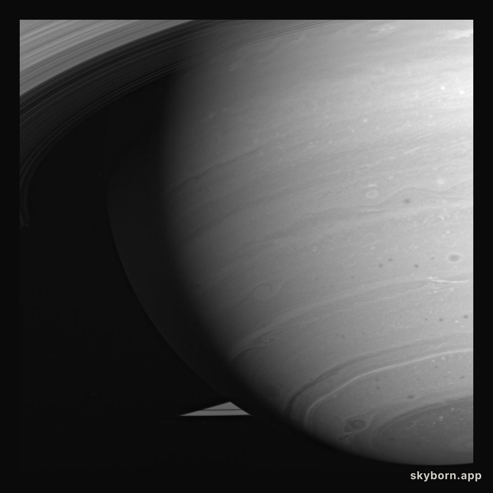 The Swirling Storms of Saturn
