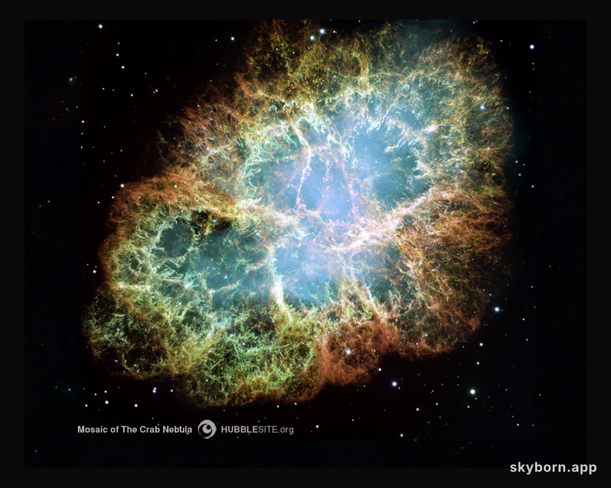 Crab Nebula Mosaic from HST